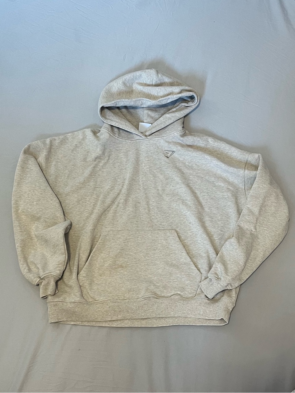 Gymshark Light Gray Pullover Hoodie